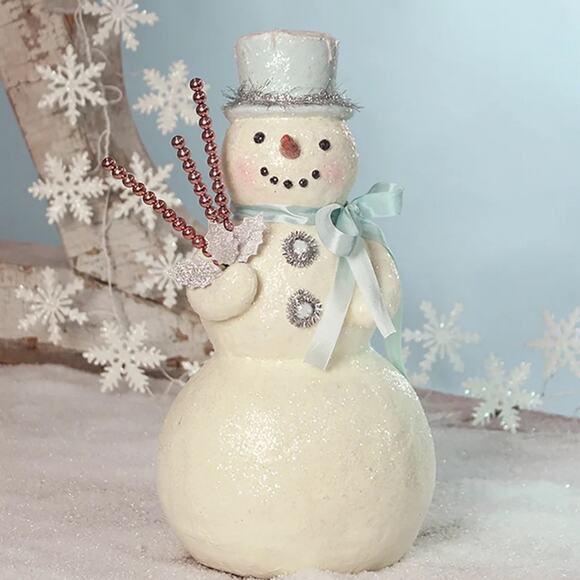 New Bethany Lowe Flea Market Snowman Christmas Winter Figure 12.5” PLEASE READ - Picture 2 of 7